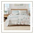 Coastal Printed Cotton Quilt Set - St. Augustine Collection by Great Bay Home