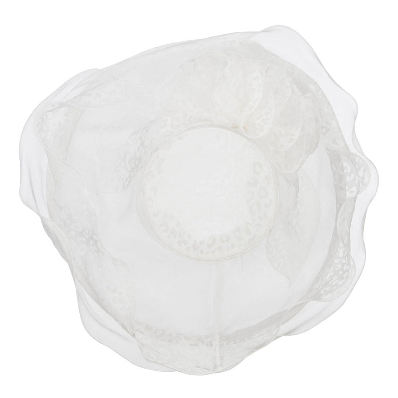 Animal Print Fashion Organza Hat
