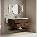 James Martin Allamari 48" Floating Single Bathroom Vanity, Sable