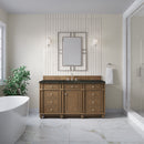 James Martin Bristol 60" Single Bathroom Vanity, Saddle Brown