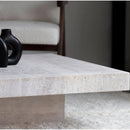 Karlela Travertine Marble Coffee Table