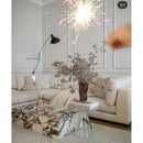 Menekse Kup Travertine Marble Coffee Table