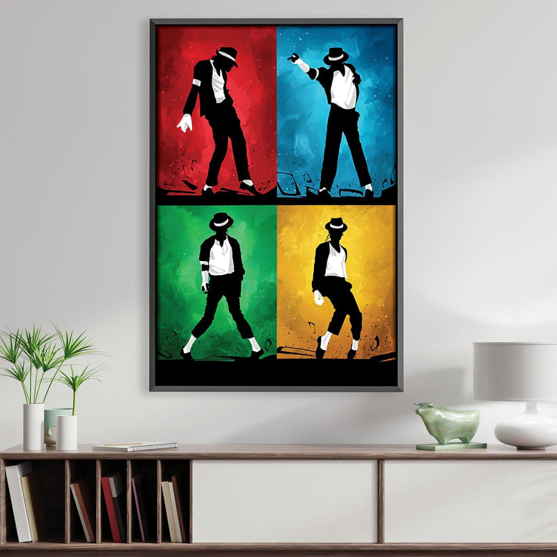 Michael Jackson Silhouette Canvas