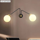 GobekUsa Mid Century Modern Opal Glass Wall Sconce with Brass Finish - 1/2 Lights Global Wall Mount