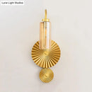 GobekUsa Mid Century Brass Gooseneck Wall Lamp with Glass Shade - Iron Sconce Lighting