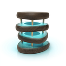 Mid-Century Design Friendship Lamp – Retro Wi-Fi Touch Lamp | Stay Connected Through Time & Distance by Friendship Lamps | Powered by Filimin