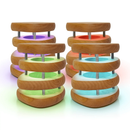 Mid-Century Design Friendship Lamp – Retro Wi-Fi Touch Lamp | Stay Connected Through Time & Distance by Friendship Lamps | Powered by Filimin