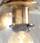 GobekUsa Mid-Century Gold Island Pendant Light - 8 Lights, Spherical Glass, Perfect for Dining Table