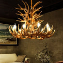 GobekUsa Antler Chandelier Ceiling Lamp Mid Century Modern Lighting