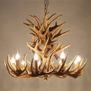 GobekUsa Antler Chandelier Ceiling Lamp Mid Century Modern Lighting