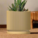 Mid-Century Ribbed Planter
