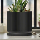 Mid-Century Ribbed Planter