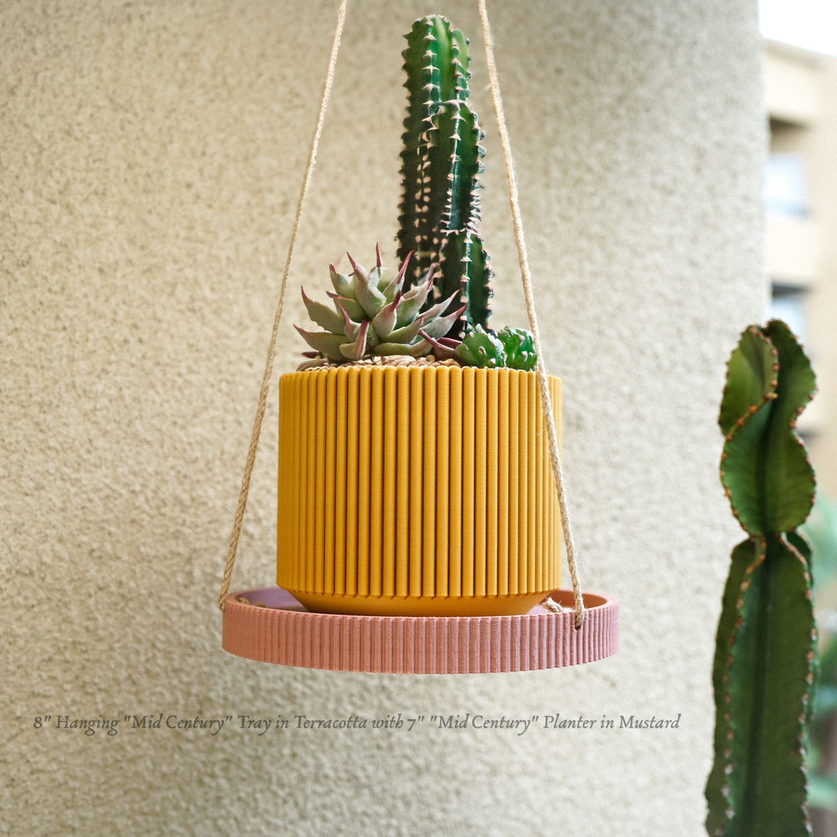 Mid-Century Ribbed Planter, photo 12 of 18