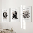 Matisse Posters Set of 3. Minimalist Botanical, Figure Prints by Wall Art Set
