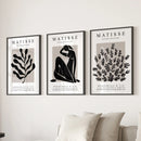 Matisse Posters Set of 3. Minimalist Botanical, Figure Prints by Wall Art Set