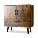 Mid-Century Storage Cabinet with 2 Doors and Drawer by LJGDeals
