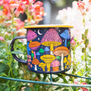 Midnight Mushroom Enamel Mug 16oz by Trek Light