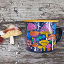 Midnight Mushroom Enamel Mug 16oz by Trek Light