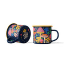 Midnight Mushroom Enamel Mug 16oz by Trek Light
