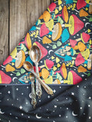 Midnight Mushroom Kitchen & Tea Towel by Trek Light
