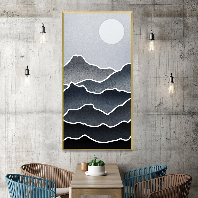 Midnight Ridges Canvas