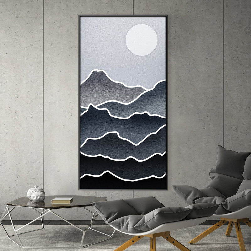 Midnight Ridges Canvas