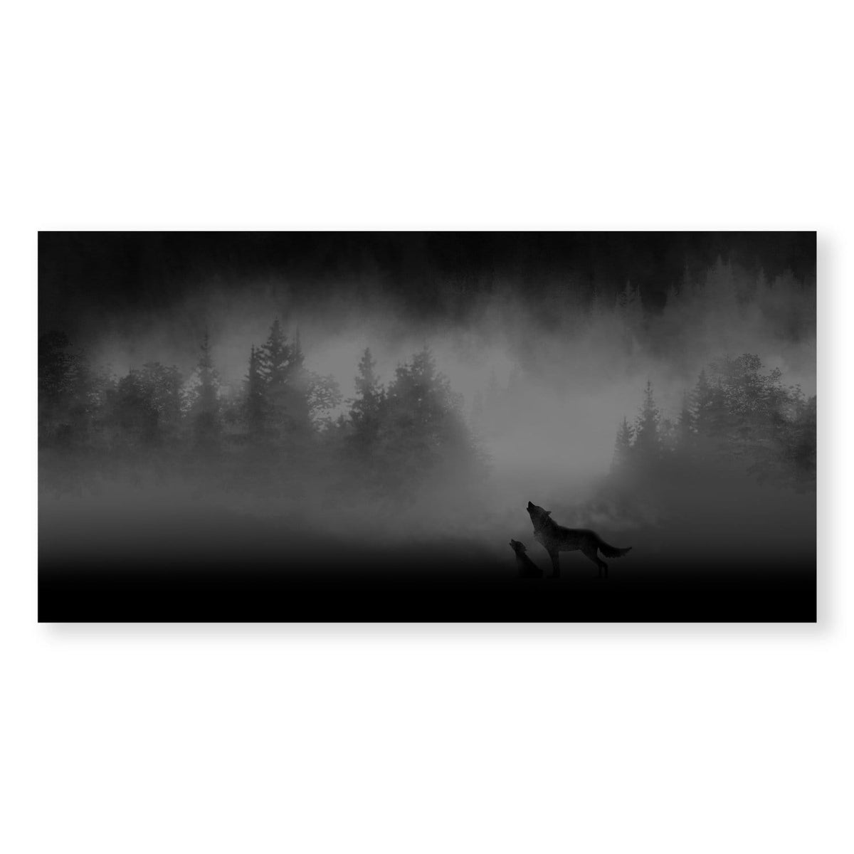 Midnight Wolves Canvas, photo 5 of 9