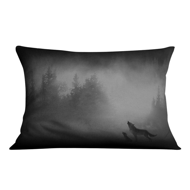 Midnight Wolves Cushion