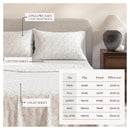 Turkish Cotton Flannel Sheet Set - Winter Floral Collection by Great Bay Home