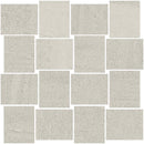 Milestone North White Cove Base Stone Look Porcelain 6x12