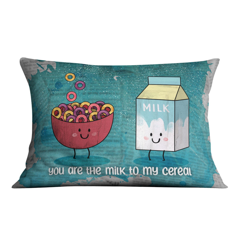 Milk and Cereal Love Cushion