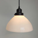 Authentic Antique Milk Glass Pendant Light | 6", 8" and 10" by The Lamp Goods