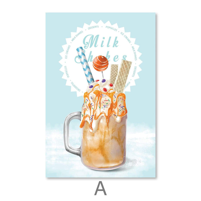 Milkshakes Canvas