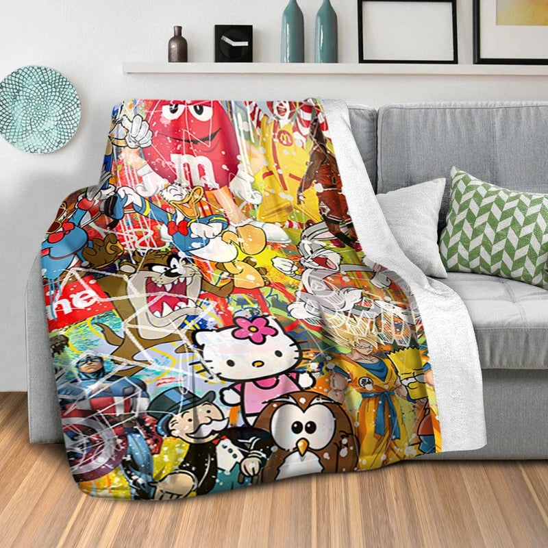 Millennial Graffiti Blanket