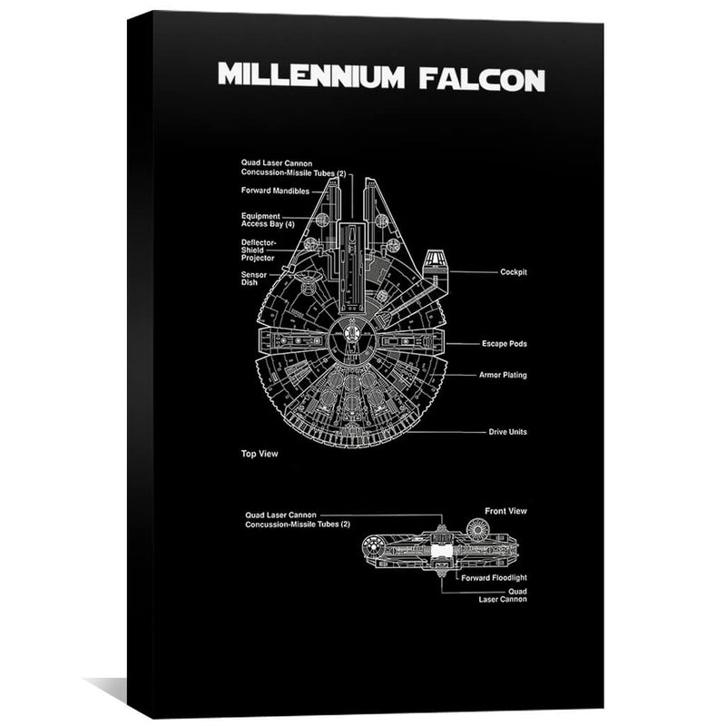 Millennium Falcon Blueprint Canvas