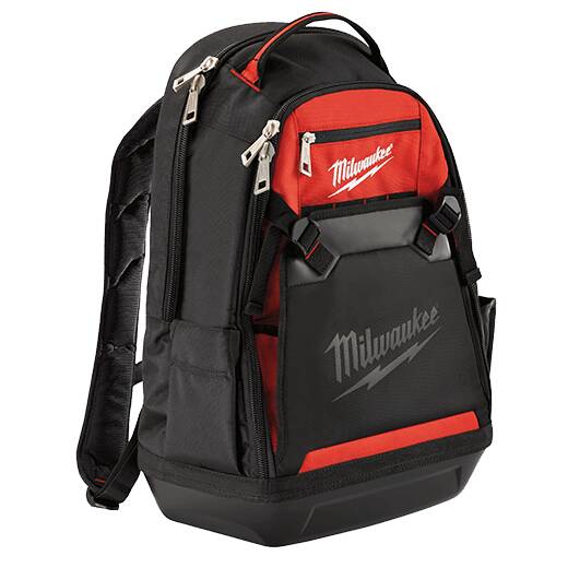 Milwaukee 48-22-8200 1680 Denier 35 Pocket Jobsite Backpack w/ Laptop Sleeve and Molded Plastic Base