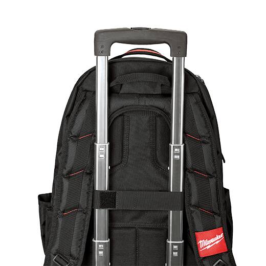 Milwaukee 48-22-8200 1680 Denier 35 Pocket Jobsite Backpack w/ Laptop Sleeve and Molded Plastic Base