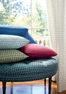 Mimi Floral Pillow Cover in Sky, Thibaut Pillows