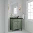 James Martin Brittany 30" Single Bathroom Vanity, Smokey Celadon