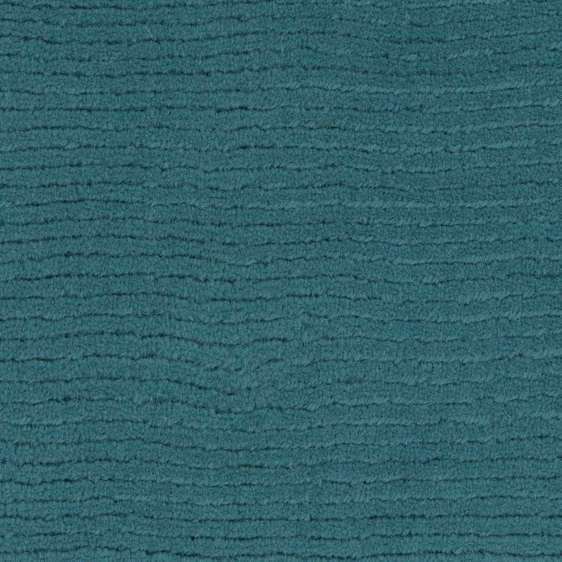 Brockton Solid Teal Wool  Rug