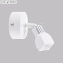 GobekUsa Mini Aluminum LED Spotlight Wall Lamp - Contemporary Style, Black/White, with/without Switch - White/Warm Lighting