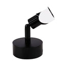 GobekUsa Mini Aluminum LED Spotlight Wall Lamp - Contemporary Style, Black/White, with/without Switch - White/Warm Lighting