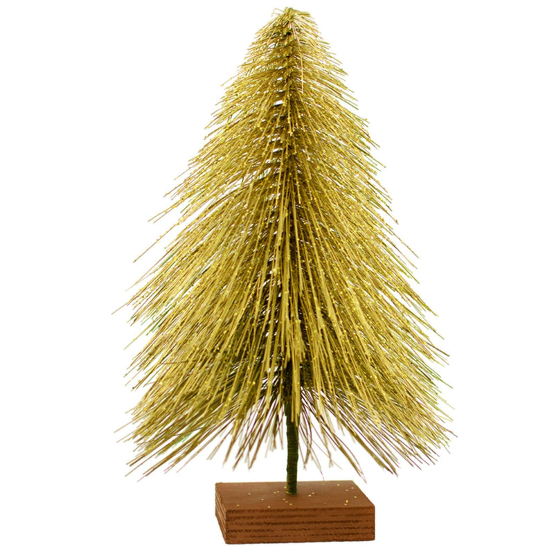 Mini Gold Bottlebrush Christmas Tree