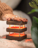 Mini Mid-Century Kona Design Friendship Lamp – Compact Retro Wi-Fi Touch Lamp for Long-Distance Connection by Friendship Lamps | Powered by Filimin