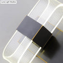 GobekUsa Mini Oblong Sconce Light - Simple Acrylic 1/2-Light LED Wall Mount in Black