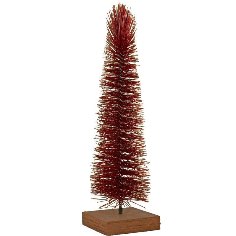 Mini Red Bottlebrush Christmas Tree