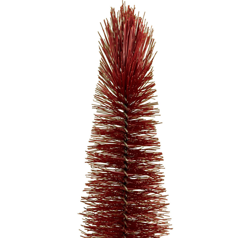 Mini Red Bottlebrush Christmas Tree