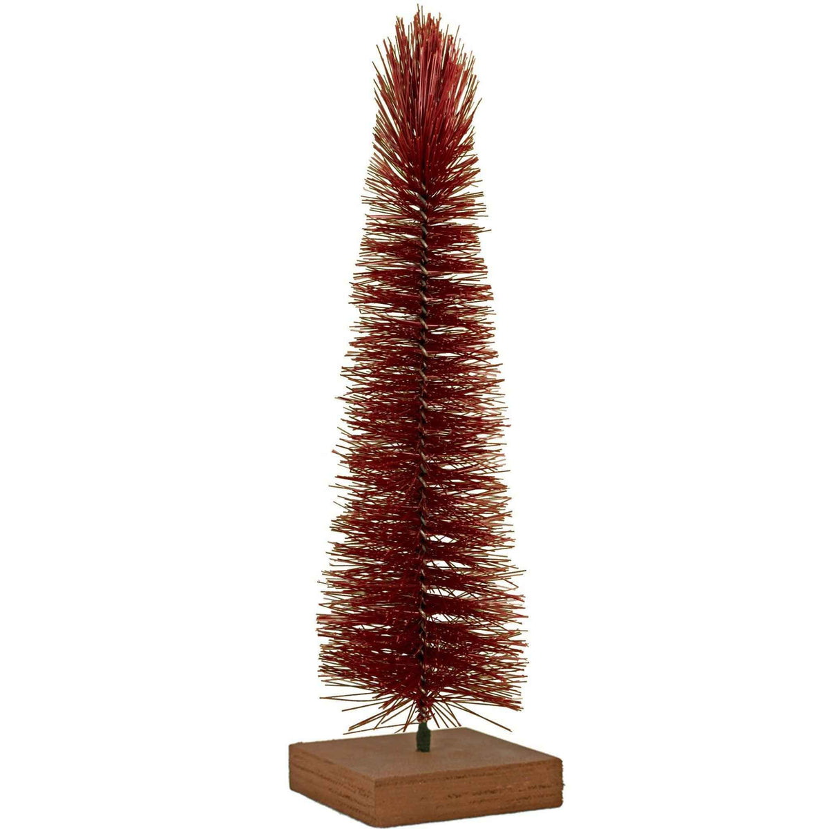Mini Red Bottlebrush Christmas Tree, photo 2 of 3