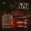 Mini Square Mid-Century Design Natural Friendship Lamp – Compact Retro Wi-Fi Touch Lamp for Connection by Friendship Lamps | Powered by Filimin
