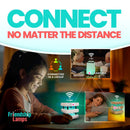 Mid-Century Design Friendship Lamp – Retro Wi-Fi Touch Lamp | Stay Connected Through Time & Distance by Friendship Lamps | Powered by Filimin